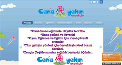 Desktop Screenshot of canayakinanaokulu.com